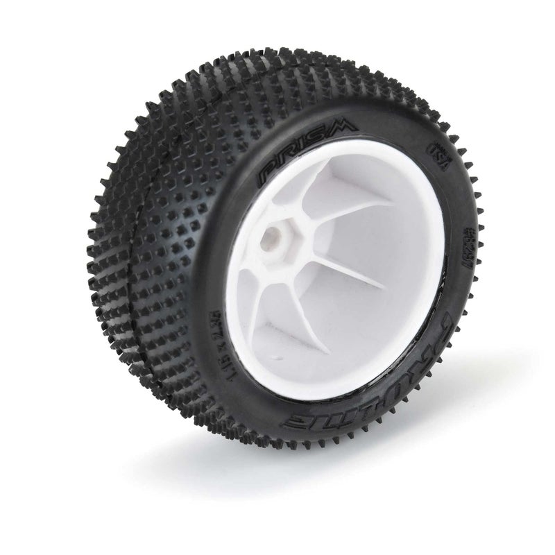 برو-لاين ريسينج إطارات Pro-line Racing Prism Carpet MTD White Mini-B Rear PRO829713 RC Tire - Image 4